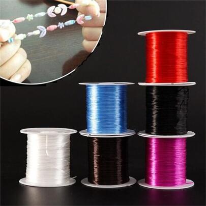 315inch/1968inch/Roll Strong Elastic Beading Cord for Bracelets Stretch Thread String Necklace DIY Jewelry Making Cords Line