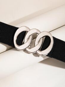 链式装饰腰带 夏季、秋季、万圣节 - 黑色 - 查看 3