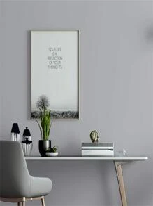 1 Roll Thickened Waterproof & Oil-proof Matte Light Grey Movable Thickened Home Decor Pvc Wallpaper - Light Grey - View 3