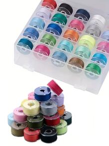 1 bộ Chỉ & suốt chỉ & Hộp - Nhiều màu - Xem 1