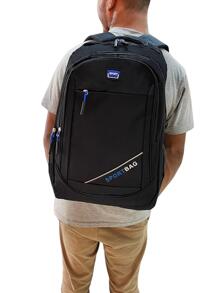 Men Fashion Backpacks - Màu xanh lam - Xem 1