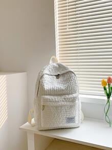 Bolsa para la escuela Niños Mochila en primario bolsa escuela para adolescente Chicos impermeable Mochilas Mochila - Blanco - Ver 2