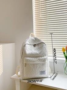 Bolsa para la escuela Niños Mochila en primario bolsa escuela para adolescente Chicos impermeable Mochilas Mochila - Blanco - Ver 3