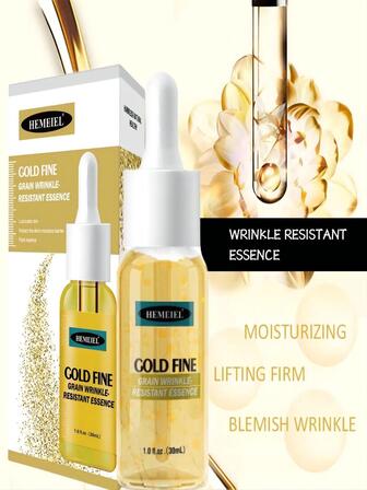 HEMEIEL 30毫升玻尿酸適用於抗皺紋面部精華,提升彈性,平滑皺紋,跡象的衰老