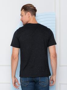 Men T-Shirts & Tanks - 黑色 - 查看 2