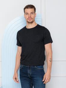 Men T-Shirts & Tanks - 黑色 - 查看 3