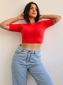 Women Tops - Orange - View 5