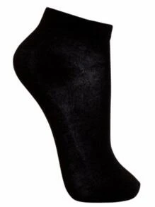 Women Ankle Socks - 黑色 - 查看 1