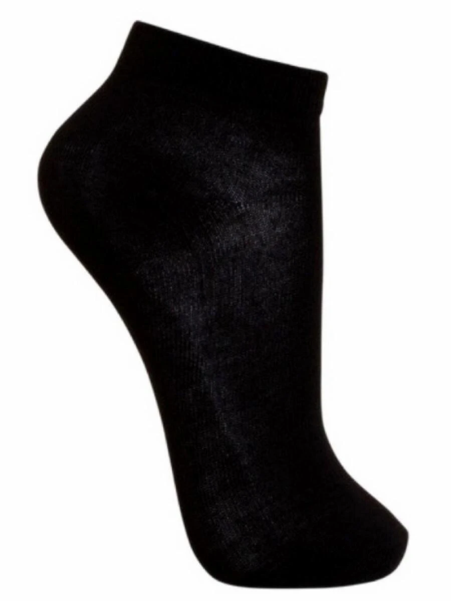 Women Ankle Socks - 黑色 - 查看 1