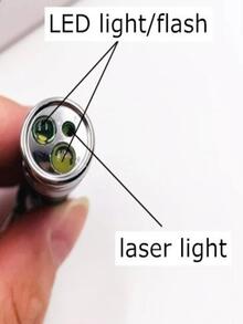3 piezas Lamparas Laser de Mano 3 en 1 paquete 3 lamparas laser de mano multifuncion tres en uno linterna puntero y luz led ideal camping presentaciones soporte de uso facil bateria recargable o pilas potente y segura para uso recreativo y profesional envio rapido garantia - Multicolor - Ver 2