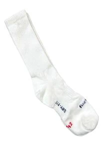 Calceta Deportiva de Algodón Adulto - Blanco - Ver 1