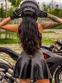 4 Pares Decoración en forma de motocicleta casco,Cuernos Para Casco Motocicleta Decoración Parejas - Negro - Ver 7