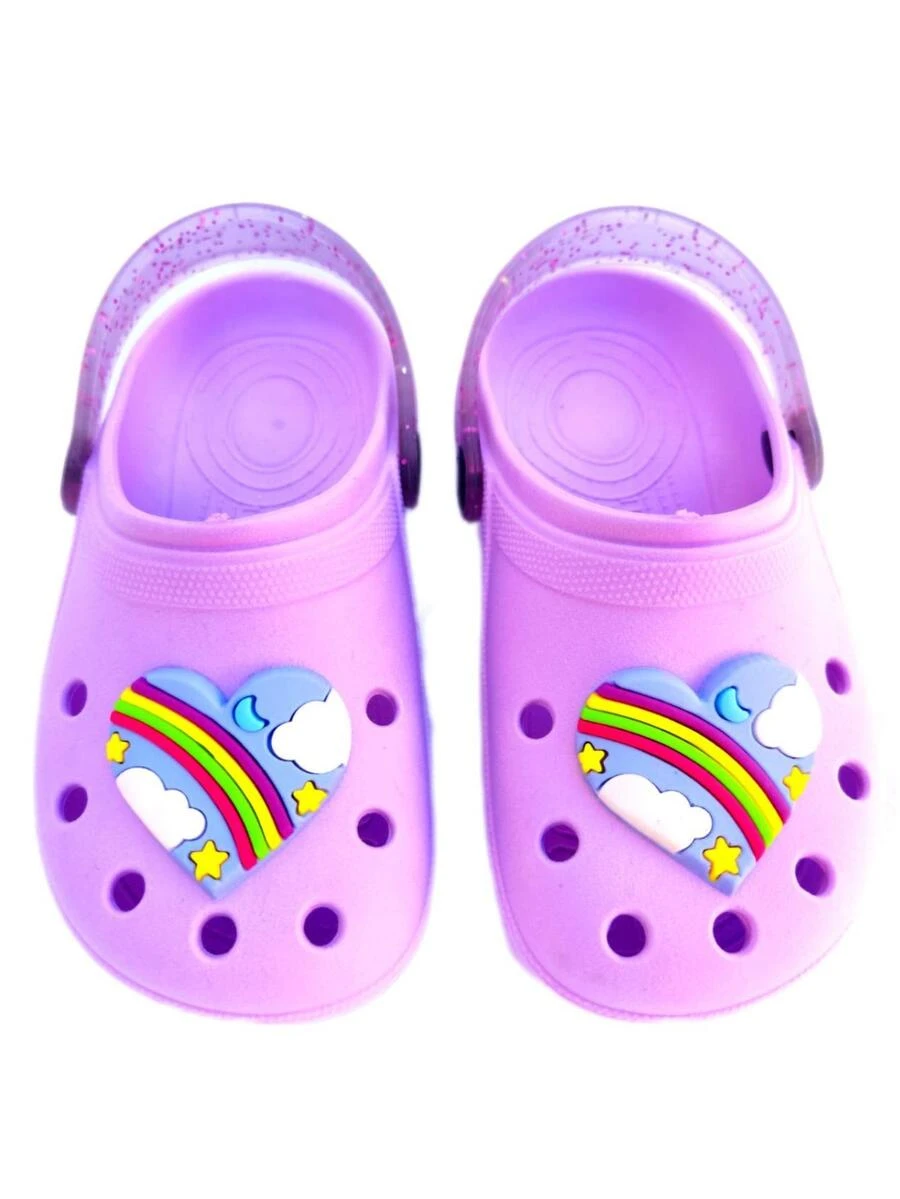 Kids Clogs - 中紫紅色 - 查看 1