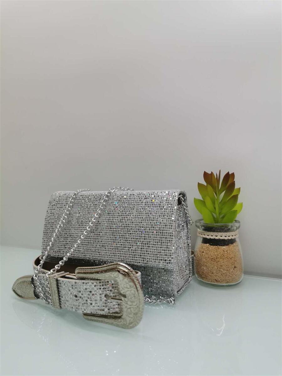 Women Evening Bags - 銀色 - 查看 1