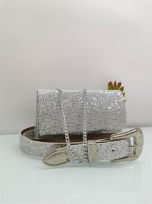 Women Evening Bags - 銀色 - 查看 3