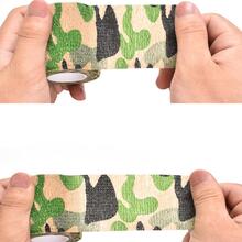 12pcs Self-adhesive Stretch Non-woven Fabric Camouflage Tape For Outdoor Use - Multicolor - View 5