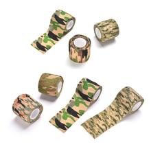 12pcs Self-adhesive Stretch Non-woven Fabric Camouflage Tape For Outdoor Use - Multicolor - View 2