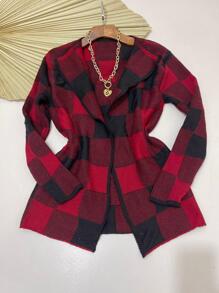 Women Cardigans - 紅色 - 查看 1