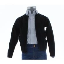 Sueter Tejido para Niño color Negro con Cierre Completo 2382 Tallas 1 a 16 Años - Negro - Ver 3