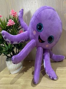 1 Pieza Muñeco De Peluche De Pulpo Morado - Multicolor - Ver 2