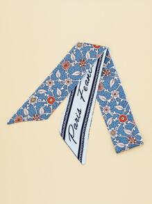 印花圍巾 - 彩色 - 查看 3