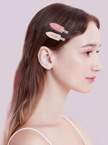 6pcs Basic & Practical Hair Accessories Set: No Trace Hair Clip, Hairpin, Alligator Hair Clip, Bobby Pin For Makeup & Hairstyle Casual Pink Accessories Hair Clips Claw Clips Hair Barrettes, School Stuff - Multicolor - View 2