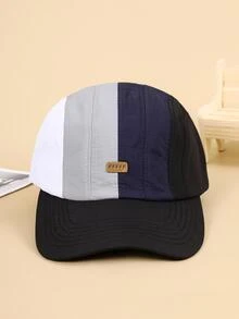 Men Color Block Baseball Cap - Multicolor - View 2