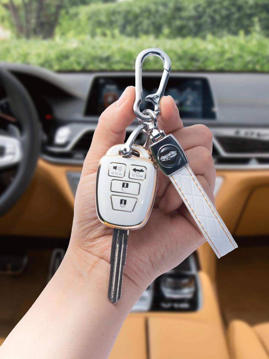 3入組車鑰匙殼帶鑰匙圈 - 彩色 - 查看 1