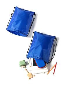 Niños Mochila con cordón 16 . 5 pulgadas azul marino poliéster - Azul Marino - Ver 5