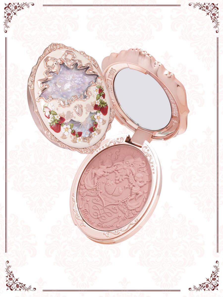 Flower Knows Strawberry Rococo Embossed Blush 01 Angel Chanson