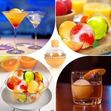 1 Máy Tính Sáng Tạo Bóng Đèn Hình Đá Bóng Máy Làm, Whisky Đá Khuôn, kẹo Màu Kem Khay Đựng Rượu Whisky Và Cocktail - Hồng - Xem 3