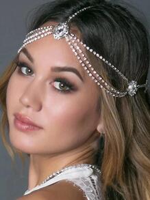 派對鑽石裝飾新娘頭帶