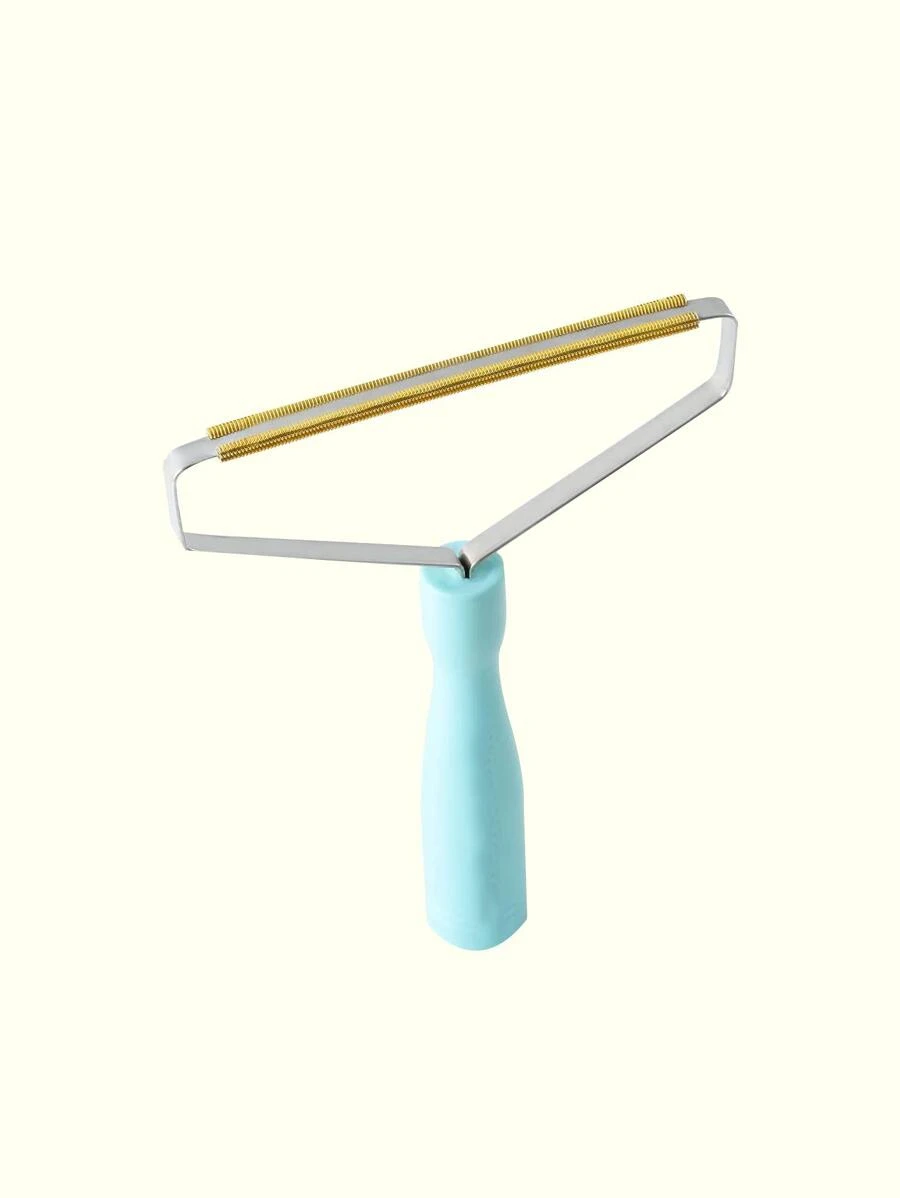 Double Sided Manual Hair Remover - Blue - View 1