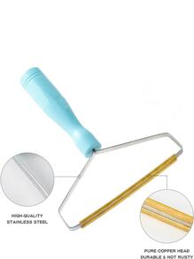 Double Sided Manual Hair Remover - Blue - View 4