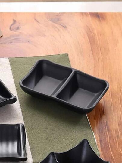1pc Multi-Grid Sauce Dish,Kitchen,Christmas Gift,School Supplies