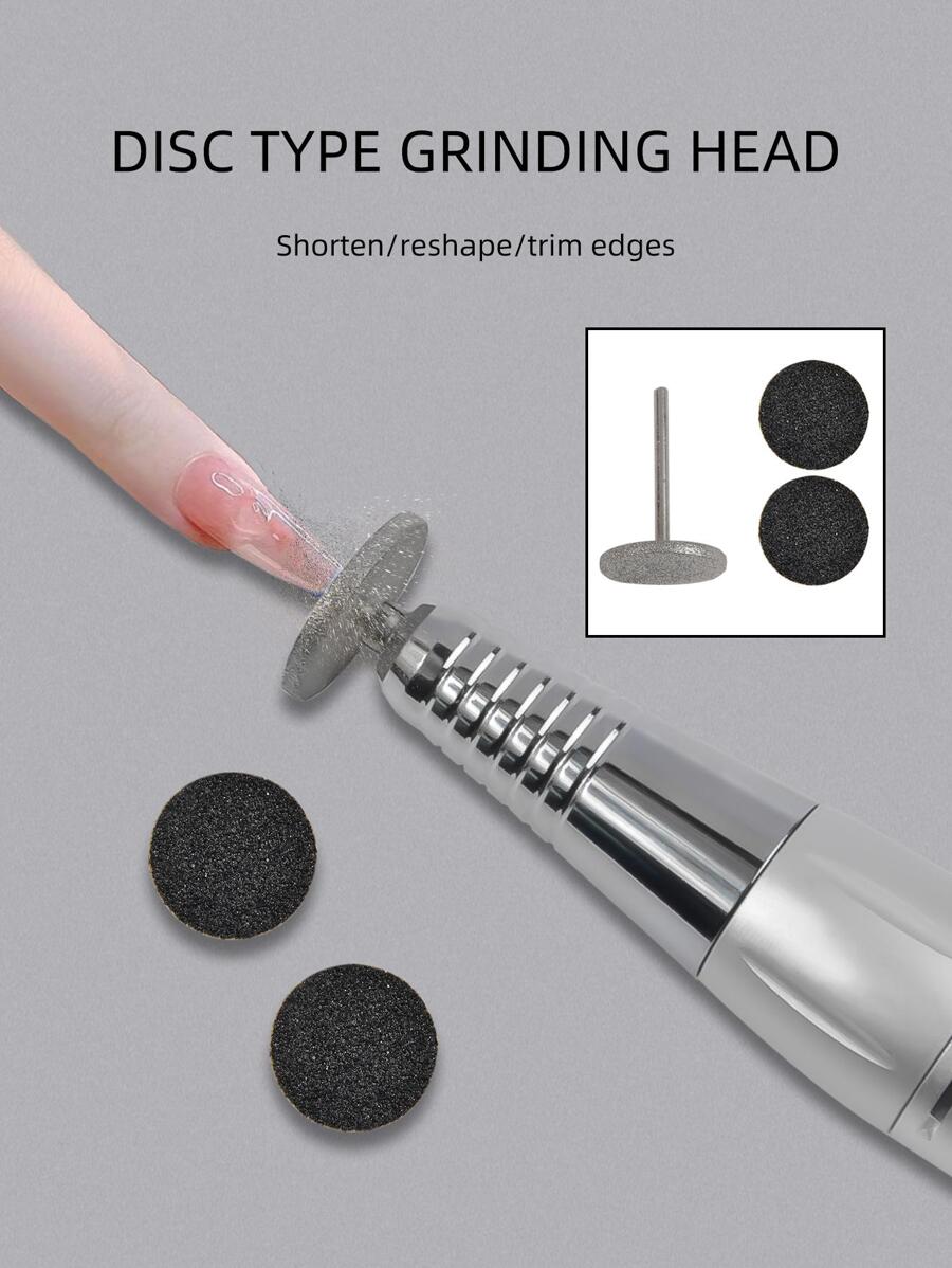 Đĩa giấy nhám, 1 cái Đĩa chà nhám móng chân có thể thay thế được Công cụ tập tin chân điện - Nhiều màu - Xem 1