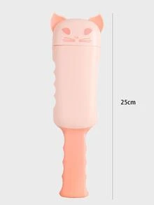 Multi-functional Cartoon Pet Hair & Dust Remover Brush - Pink - View 2