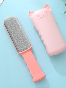 Multi-functional Cartoon Pet Hair & Dust Remover Brush - Pink - View 4