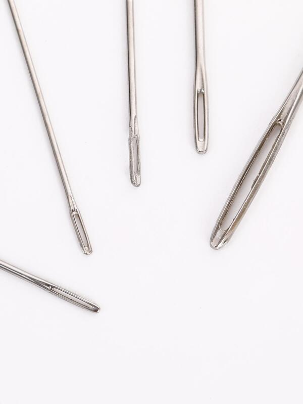 55pcs Stainless Steel Needle, Embroidery Needles For Hand Sewing, Easy