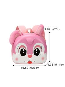 Niños Bolsa creativa con diseño de conejo cremallera dulce - Rosa - Ver 8