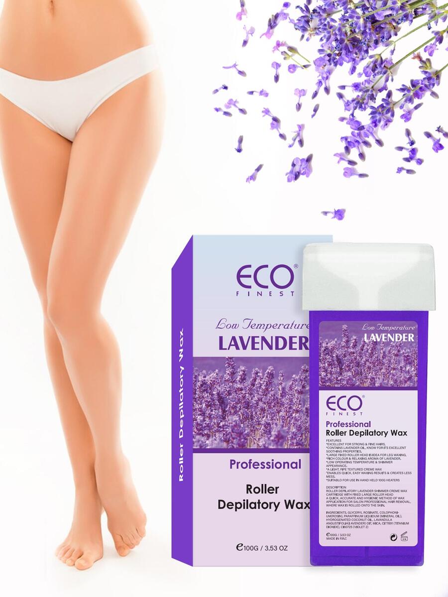 Cera depilatoria de baja temperatura para mujeres y hombres, fácil de usar - Morado Violeta - Ver 1
