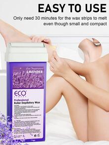 Cera depilatoria de baja temperatura para mujeres y hombres, fácil de usar - Morado Violeta - Ver 2