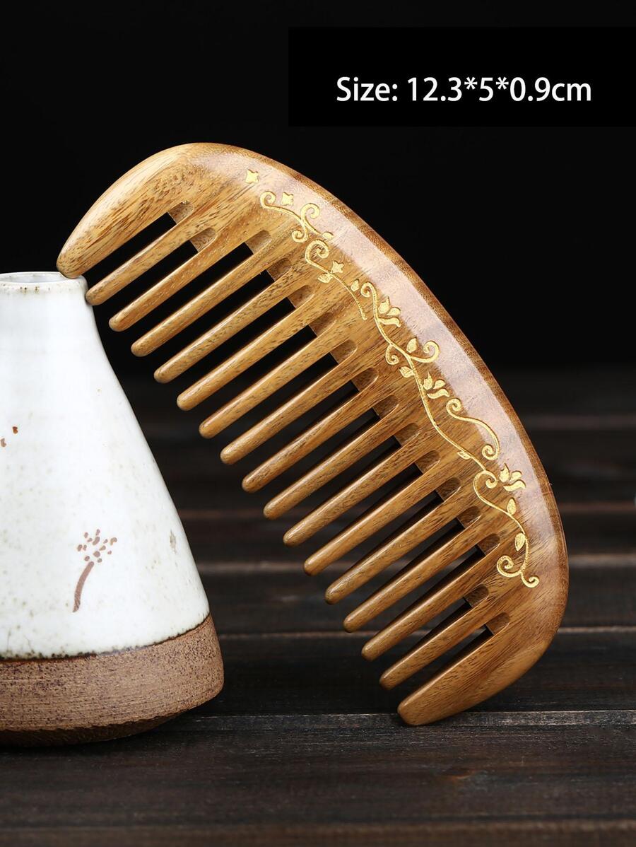 Peine de madera - Bronce - Ver 1