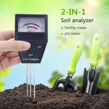 New 2 In 1 Soil Fertility Detecter For Nitrogen Phosphorus Potassium Analyzer Soil PH EC Meter Tester Soil Acidometer Test - Multicolor - View 1