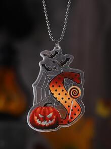 1 Peça Decoração Suspensa de Letra Gráfica Acrílica de Halloween, Decoração Doméstica, Decoração de Quarto, Decoração de Parede