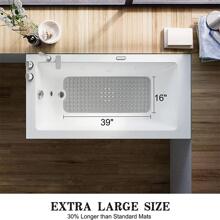 浴缸防滑墊,浴室塑膠防滑墊 - 灰色 - 查看 8