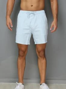 Men Shorts - 淺藍色 - 查看 6