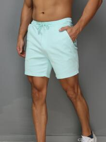 Men Shorts - Azul menta - Ver 5