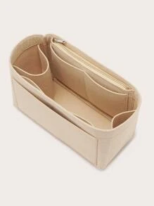 钱包收纳袋 插袋 手提包收纳袋 包中包 化妆包 化妆包 青少年女孩配饰 女士 大学生 职场新秀和白领 包袋隔层 手提包收纳袋 收纳迷你礼品 教师礼品 礼品袋 礼品收纳袋 学校用品 教师礼品 返校 教师配饰 - 米色 - 查看 3