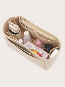 钱包收纳袋 插袋 手提包收纳袋 包中包 化妆包 化妆包 青少年女孩配饰 女士 大学生 职场新秀和白领 包袋隔层 手提包收纳袋 收纳迷你礼品 教师礼品 礼品袋 礼品收纳袋 学校用品 教师礼品 返校 教师配饰 - 米色 - 查看 2